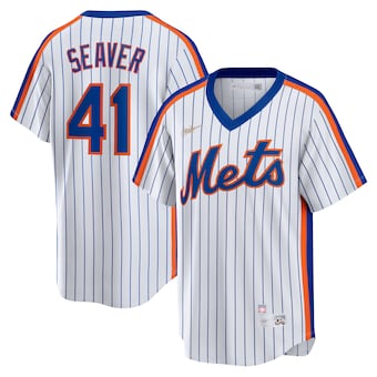 Men's New York Mets Tom Seaver Nike White Home Cooperstown Collection Player Jersey