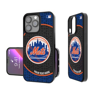 New York Mets Circle Design Personalized iPhone Bump Case