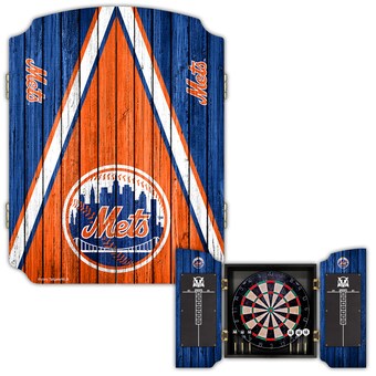 New York Mets Dartboard Cabinet