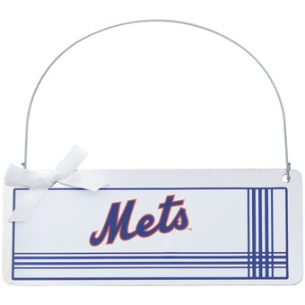 New York Mets #1 Fan Galvanized Sign Ornament