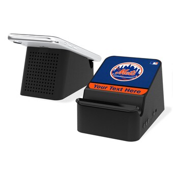 New York Mets Personalized Wireless Charging Station & Bluetooth Speaker