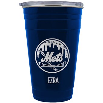 New York Mets Team Logo 22oz. Personalized Tailgater Travel Tumbler