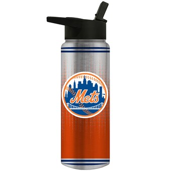 New York Mets Team Logo 24oz. Personalized Jr. Thirst Water Bottle