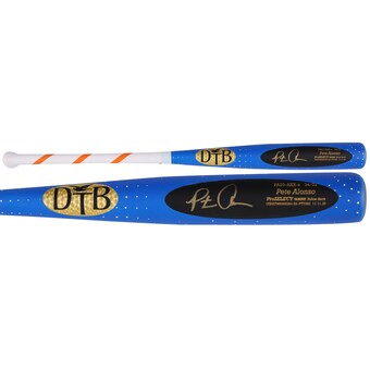 Pete Alonso New York Mets Autographed Fanatics Authentic Dove Tail PA20-AXE-s Bat - Art by Stadium Custom Kicks - Limited Edition #1/1 - RG13331406