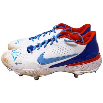 Autographed New York Mets Pete Alonso Game-Used Cleats 4-10-2021
