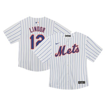 Toddler New York Mets Francisco Lindor Nike White  Game Jersey