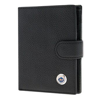 Women's New York Mets  Black Leather Wallet