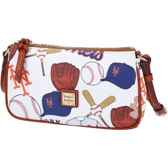 Women's New York Mets Dooney & Bourke Gameday Lexi Crossbody with Small Coin Case