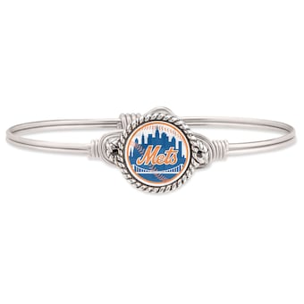 Women's New York Mets Luca + Danni Silver Bangle Bracelet