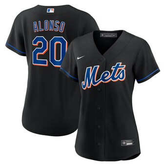 Women's New York Mets Pete Alonso Nike Black 2022 Alternate Replica Player Jersey