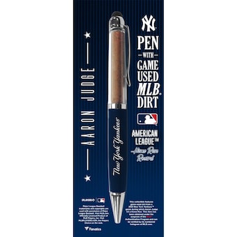 New York Yankees Aaron Judge Fanatics Authentic 62nd Home Run Dirt Pen with Dirt from the 2022 New York Yankees Season