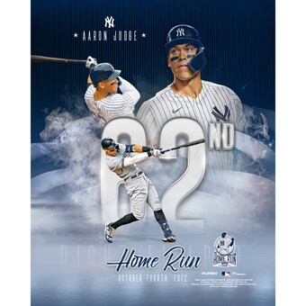 New York Yankees Aaron Judge Fanatics Authentic American League Home Run Record Unsigned Photograph