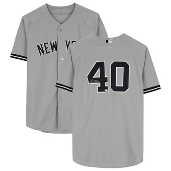 Luis Severino New York Yankees Autographed Topps Grey Majestic Authentic Jersey