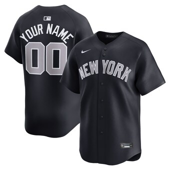 Men's New York Yankees  Nike Navy  Alternate Limited Custom Jersey