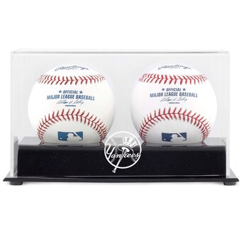 New York Yankees Fanatics Authentic Deluxe Two Baseball Cube Logo Display Case