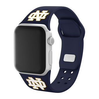 Notre Dame Fighting Irish Silicone Apple Watch Band - Blue