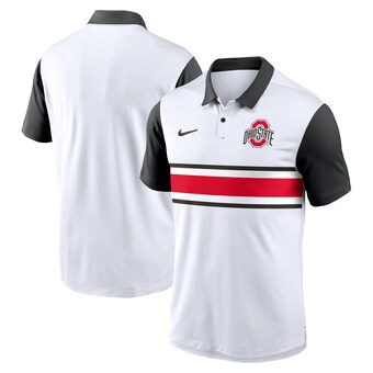 Ohio State Buckeyes Nike Primetime Campus Vapor Performance Polo - White