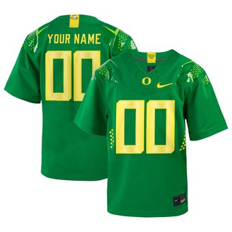  Oregon Ducks Nike Youth  Custom Football Game Jersey – Green