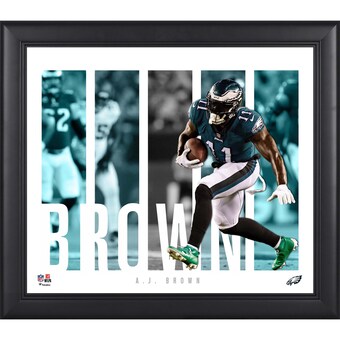Philadelphia Eagles A.J. Brown Fanatics Authentic Framed 15" x 17" Player Panel Collage
