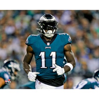 Unsigned Philadelphia Eagles A.J. Brown Fanatics Authentic Horizontal In-Action Photograph