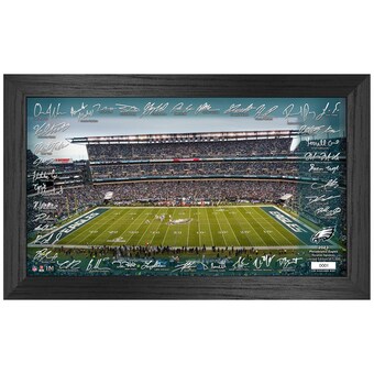 Philadelphia Eagles  Highland Mint 12" x 20" 2023 Signature Gridiron Panoramic Framed Photo