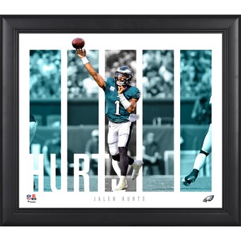 Philadelphia Eagles Jalen Hurts Fanatics Authentic Framed 15'' x 17'' Player Panel Collage