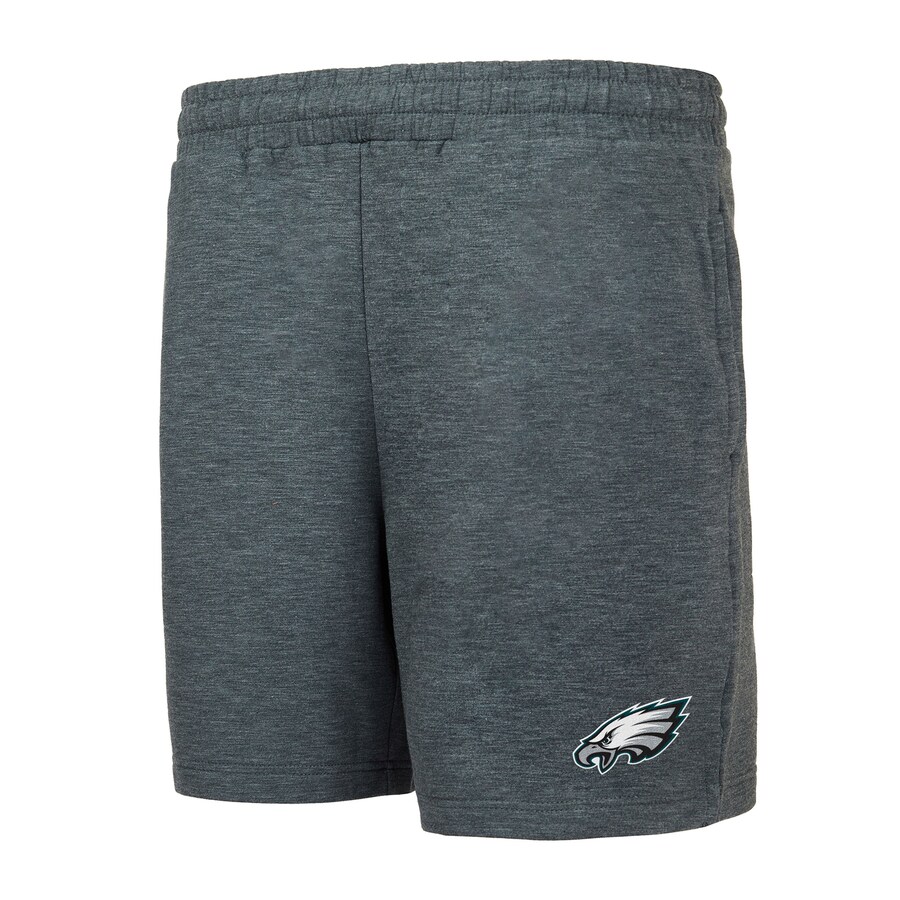 Men's Philadelphia Eagles Concepts Sport Charcoal Powerplay Tri-Blend Fleece Shorts