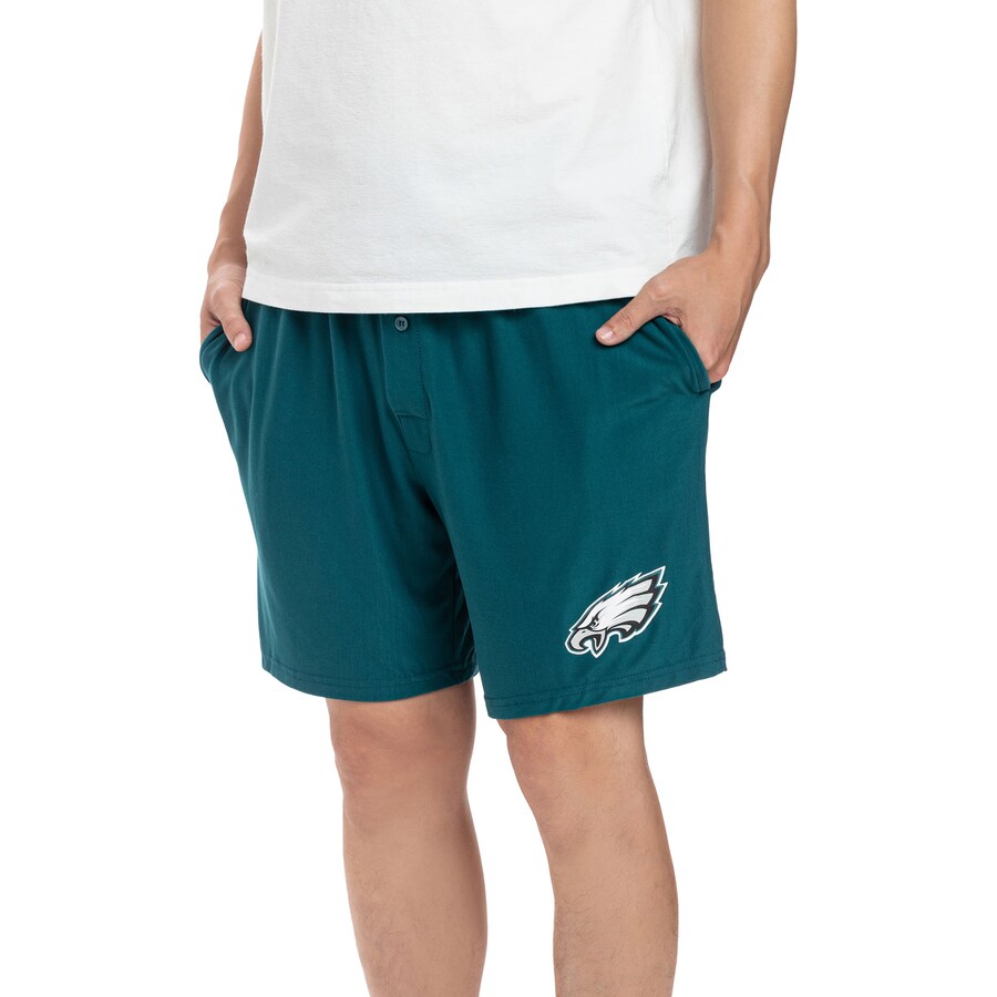 Men's Philadelphia Eagles Concepts Sport Midnight Green Gauge Jam Two-Pack Shorts Set