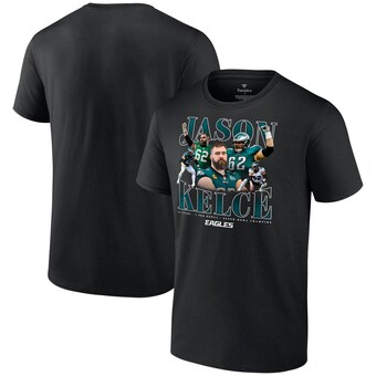 Men's Philadelphia Eagles Jason Kelce Fanatics Black  Retirement T-Shirt