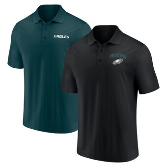 Men's Fanatics Philadelphia Eagles Lockup Two-Pack Polo Set