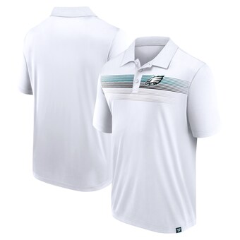 Men's Philadelphia Eagles White Fanatics Victory For Us Interlock Polo