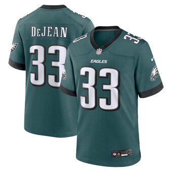 Men's Nike Cooper DeJean Green Philadelphia Eagles 2024 NFL Draft Game Jersey