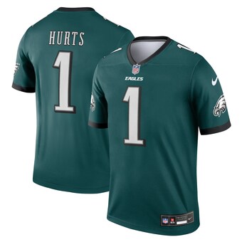 Men's Nike Jalen Hurts Midnight Green Philadelphia Eagles Legend Jersey