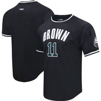 Men's Philadelphia Eagles A.J. Brown Pro Standard Black Mesh Player Name & Number Top