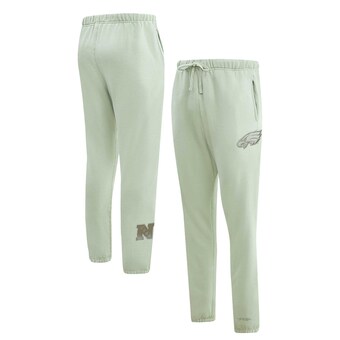 Men's Philadelphia Eagles Pro Standard Light Green Neutral Fleece Sweatpants