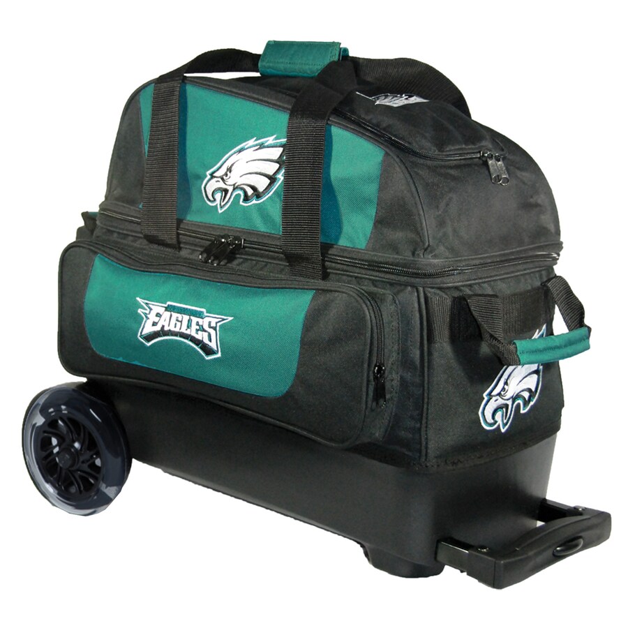 Midnight Green Philadelphia Eagles Two-Ball Roller Bowling Bag