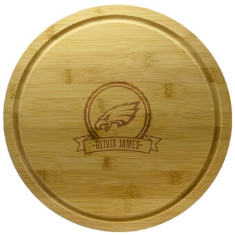 Philadelphia Eagles 13'' Personalized Rotating Bamboo Server