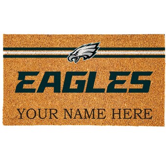 Philadelphia Eagles 18" x 30" Personalized Coir Doormat