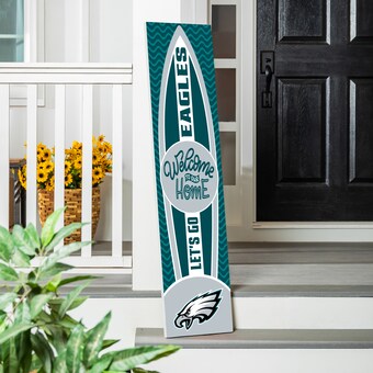 Philadelphia Eagles 47" Surfboard Summer Porch Leaner Welcome Wall Sign