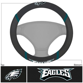 Philadelphia Eagles Logo & Wordmark Steering Wheel Cover