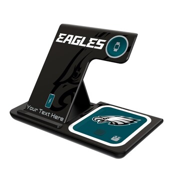 Philadelphia Eagles Personalized 3-in-1 Charging Station