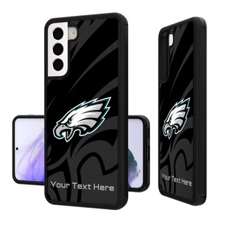 Philadelphia Eagles Personalized Tilt Design Galaxy Bump Case