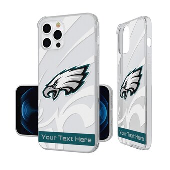 Philadelphia Eagles Personalized Tilt Design iPhone Clear Case