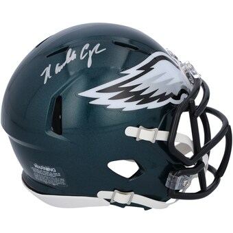 Randall Cunningham Philadelphia Eagles Autographed Fanatics Authentic Riddell Speed Mini Helmet