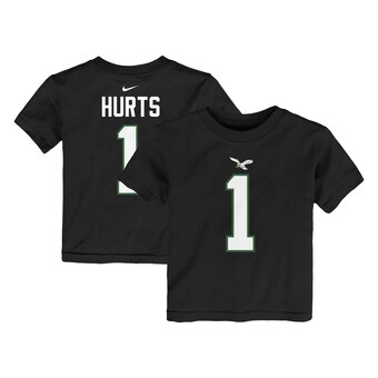 Jalen Hurts Philadelphia Eagles Nike Toddler Player Name & Number T-Shirt - Black