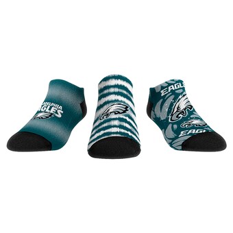 Unisex Philadelphia Eagles Rock Em Socks Make Some Noise Three-Pack Low-Cut Socks Set