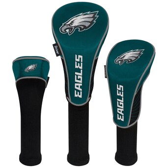 WinCraft Philadelphia Eagles Three-Pack Golf Club Headcover Set