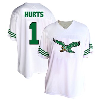 Jalen Hurts Philadelphia Eagles Fanatics Women's Plus Size Fashion Jersey - White