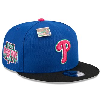 Philadelphia Phillies New Era Watermelon Big League Chew Flavor Pack 9FIFTY Snapback Hat - Royal/ Black