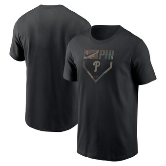 Men's Philadelphia Phillies Nike Black Camo T-Shirt
